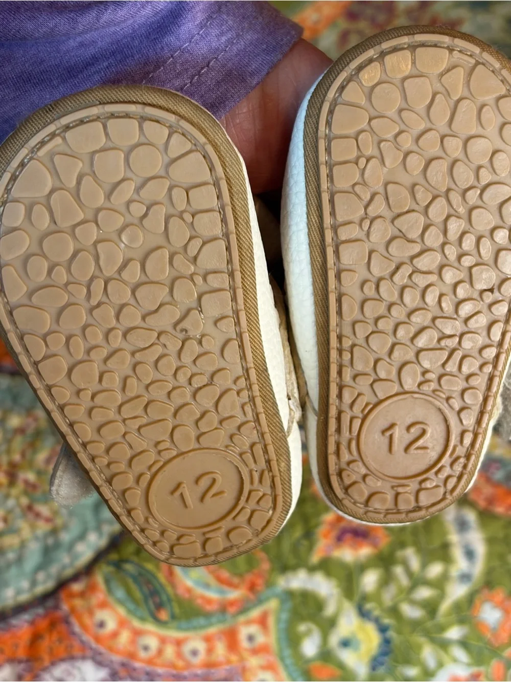 Lot of three pairs of Baby shoes.